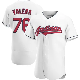 Authentic Men's George Valera Cleveland Guardians Home Jersey - White