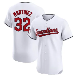 Elite Men's Dennis Martinez Cleveland Guardians Home Jersey - White