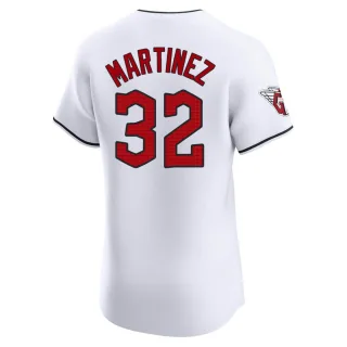 Elite Men's Dennis Martinez Cleveland Guardians Home Jersey - White