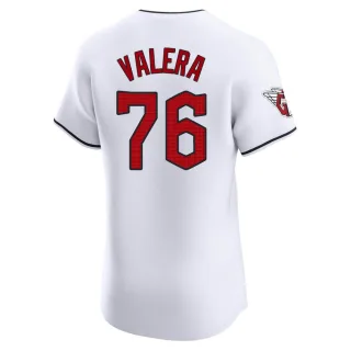 Elite Men's George Valera Cleveland Guardians Home Jersey - White