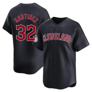 Limited Men's Dennis Martinez Cleveland Guardians Alternate Jersey - Navy