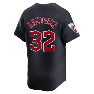 Limited Men's Dennis Martinez Cleveland Guardians Alternate Jersey - Navy