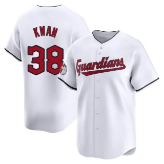 Limited Men's Steven Kwan Cleveland Guardians Home Jersey - White