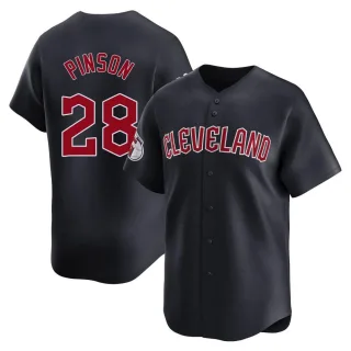 Limited Men's Vada Pinson Cleveland Guardians Alternate Jersey - Navy