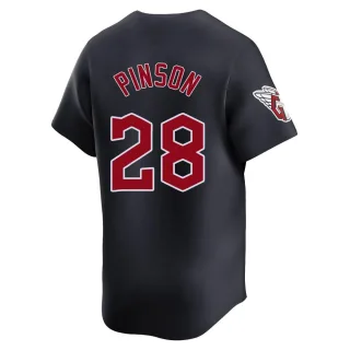 Limited Men's Vada Pinson Cleveland Guardians Alternate Jersey - Navy