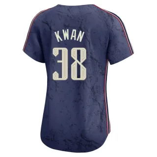 Limited Women's Steven Kwan Cleveland Guardians 2024 City Connect Jersey - Navy