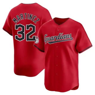 Limited Youth Dennis Martinez Cleveland Guardians Alternate Jersey - Red