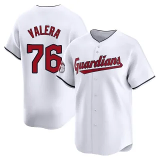 Limited Youth George Valera Cleveland Guardians Home Jersey - White