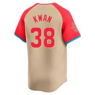 Limited Youth Steven Kwan Cleveland Guardians American League 2024 All-Star Game Jersey - Cream