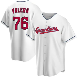 Replica Men's George Valera Cleveland Guardians Home Jersey - White