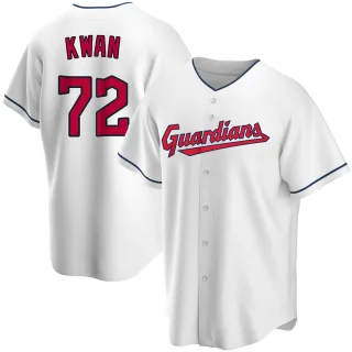 Replica Men's Steven Kwan Cleveland Guardians Home Jersey - White