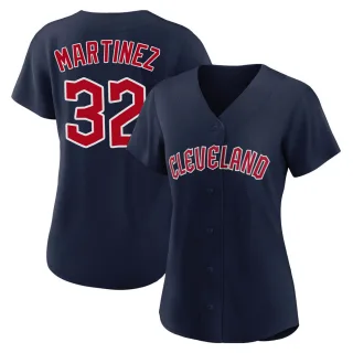 Replica Women's Dennis Martinez Cleveland Guardians Alternate Jersey - Navy