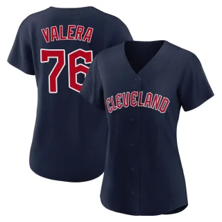 Replica Women's George Valera Cleveland Guardians Alternate Jersey - Navy